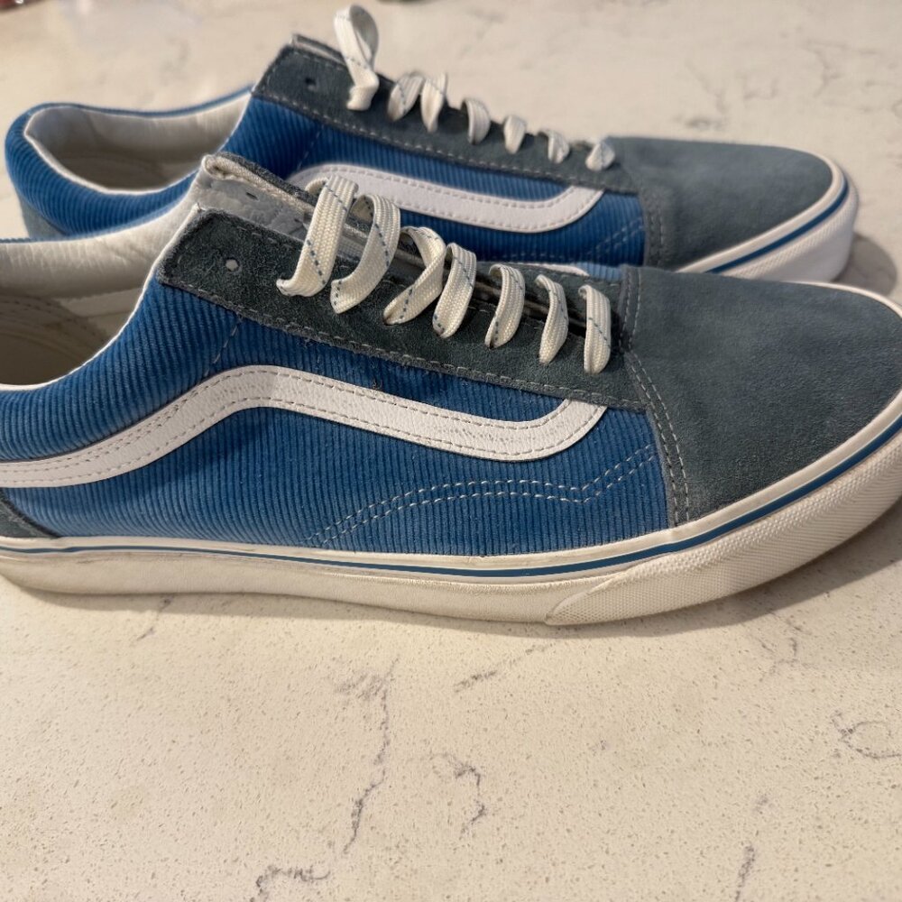 Vans x J.Crew Old Skool sneakers in suede and corduroy Men's 10.5/Women's 12 - Picture 4 of 6